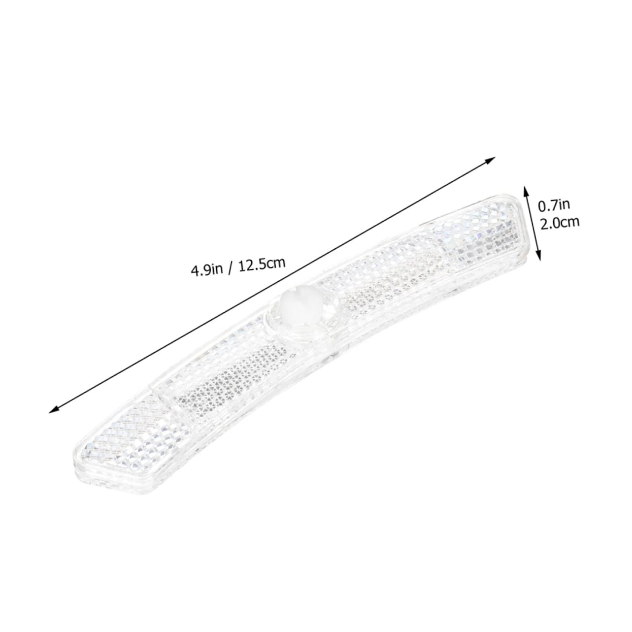 ifundom 10Pcs Portable Reflective Signs for Bicycle Wheel High Visibility Night Safety Warning Reflectors Easy to Install Bike Accessories Stylish Design for Enhanced Cycling