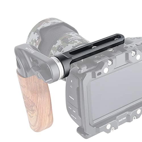 Image of NICEYRIG NATO Rail to Rosette Mount Adapter for ARRI Standard DIY Rig, for RED DSMC2 Weapon /Epic-W /Scarlet-W /Raven - 372