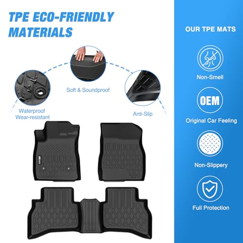 Image of Nilight TPE Floor Mats for Chevy Trailblazer (AWD Only)