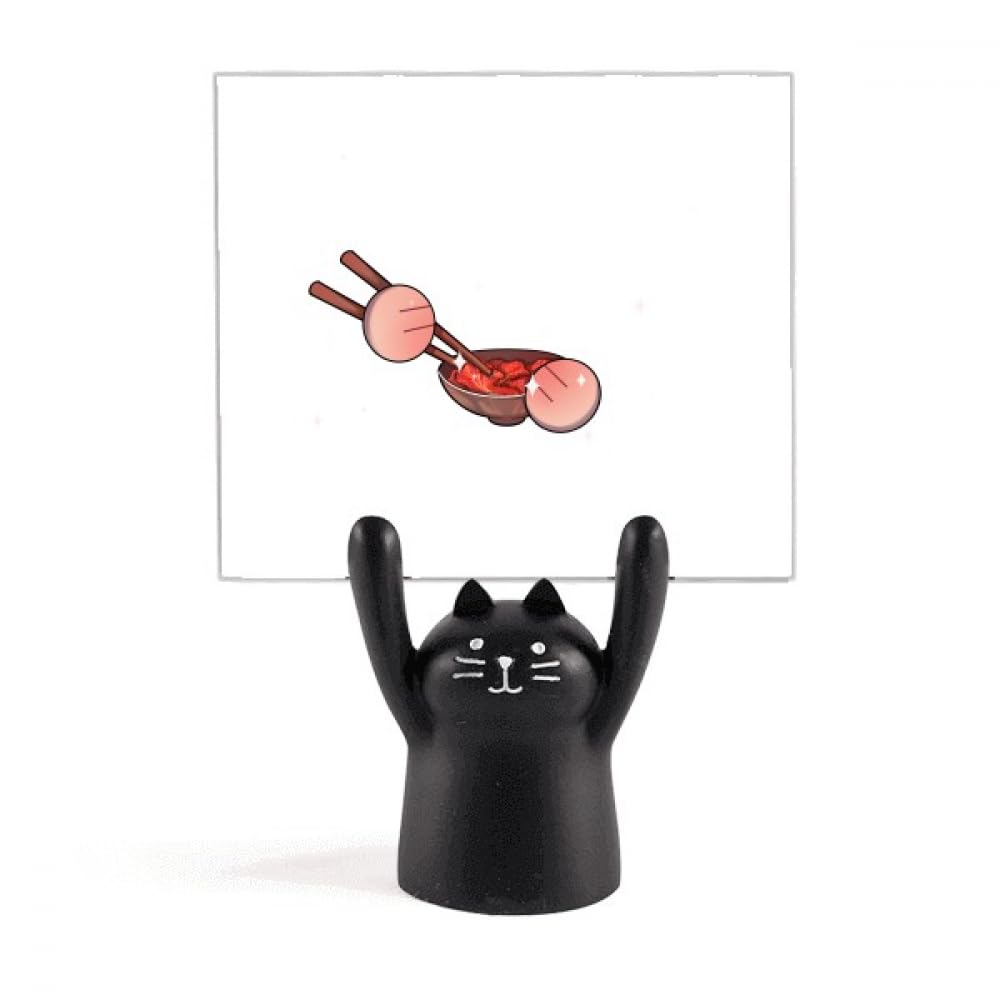 Support de mémo chat noir pour ranger vos notes avec style - 4