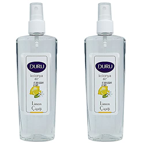 DURU LEMON COLOGNE LIMON KOLONYA SPRAY PUMP BOTTLE 150ML (2 pcs offer)