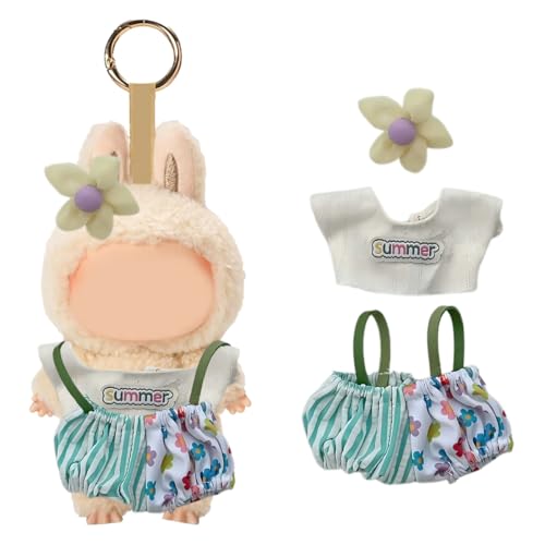 OYZOQ lanubu Kleidung für Puppe, lububu 17 cm große Puppenkleidung,Zubehör für Puppe,Passende für die Plüsch Toy(ohne Pu...