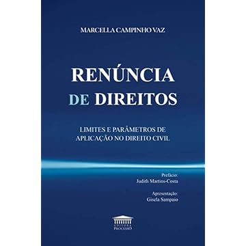 Capa do livro Renúncia de Direitos -Limites e Parâmetros de Aplicação no Direito Civil