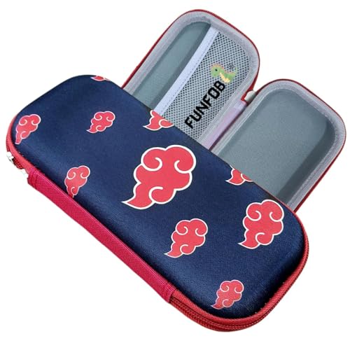 Image of Funfob Polyester Anime Pencil Box For School College For Pen Pencil Or Other Stationery Products Pencil Pouch | Akatsuki Hard, Multicolor