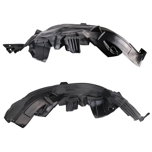 Image of TRQ Driver and Passenger Side Inner Fender Liner Set Compatible with 2008-2015 Nissan Armada
