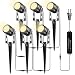 Greenclick LED Landscape Lighting, 12V Garden Lights Low Voltage LED Landscape Lights with Transformer IP65 Waterproof Outdoor Spotlights Warm White for Walls Trees Yard (6 Pack)