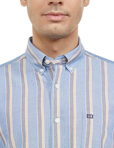 Image of Arrow Men's Striped Slim Fit Shirt