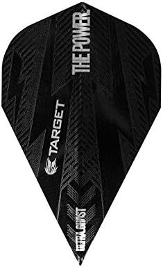 Darthub 5 x SETS TARGET PHIL TAYLOR POWER BOLT GHOST BLACK VAPOR FLIGHTS