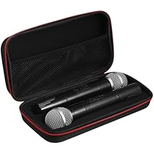 Secure zipper: the mic bag features a secure zipper that keeps your microphones in place and ensures that you can quickly access your microphones when you need them,portable microphone carrier bag,zipper case for mic Effective protection: our microph...