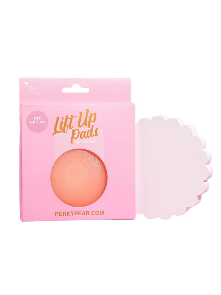 Boob Lift Up Adhesive Pads Silicone Breast Lifts - 1 Pair - Reusable Stick On Bra - For size A-D Cups
