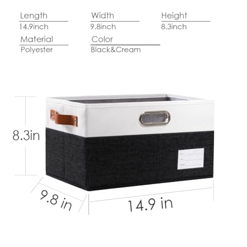 Foldable-Storage-Bins-with-Handles-3-Pack-Fabric-Collapsible-Storage-Boxes-Baskets-Cubes-Containers-with-Handles-for-Closet-Living-Room-Bedroom-Black-White-149x98x83
