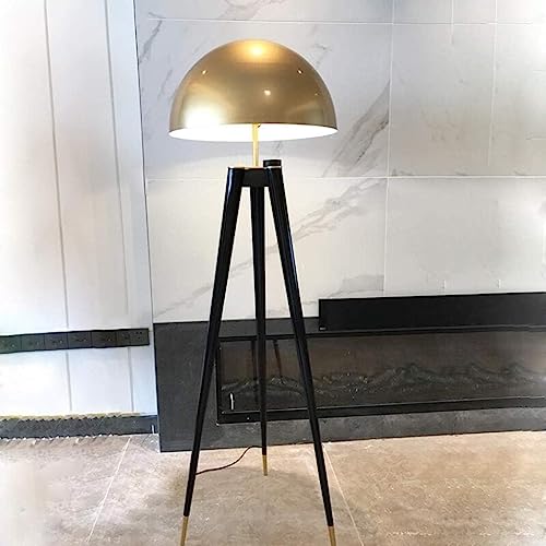 Solución de iluminación para rincones oscuros: lámpara de pie moderna con trípode y lector 2