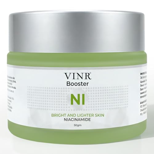 Image of VINR 10% Niacinamide Moisturizer for Face | Infused with Grape Extract | Brightening & Oil Control Face Cream | Reduces Acne Marks & Dark Spots | Hydrating Lightweight Cream for Clear Skin | Suitable for All Skin Types - Men & Women | 50g