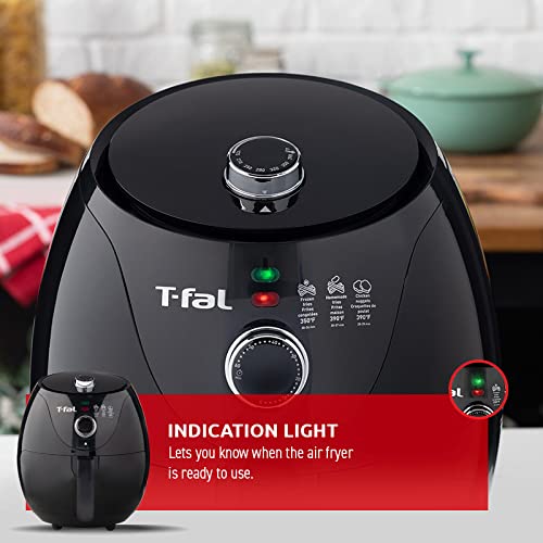 T-Fal Air fryer Essential, 3.2 Liter / 3.4 Quarts, 1500W, Air fryer, Grill, Roast, Bake, Perfect Size, Oil-less, non-stick