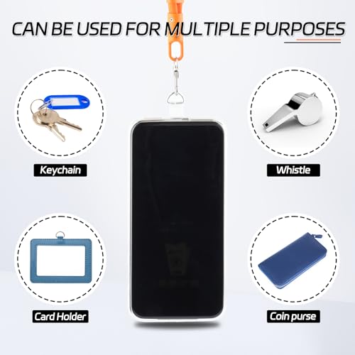 image for KITANIS Phone Tether Tab, 10 Pieces Universal Phone Lanyard Patch With