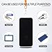 Phone Tether Tab, 10 Pieces Universal Phone Lanyard Patch Without Adhesive with 20 Pieces Swivel Lanyard Snap Hook,Phone Strap Replacement Part for All Full Phone Cases(Transparent)