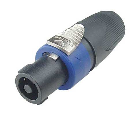 NEUTRIK NL4FXX-W-S | Fiche speakON Femelle 4 Pôles Pro Audio