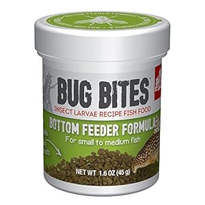 Fluval Bug Bites Alleen Voering voor op de Grond Etende Vissen, S-M, per Stuk Verpakt (1 x 45 g)