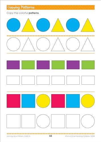 School Zone 02208 Math Readiness Workbook thumb #5