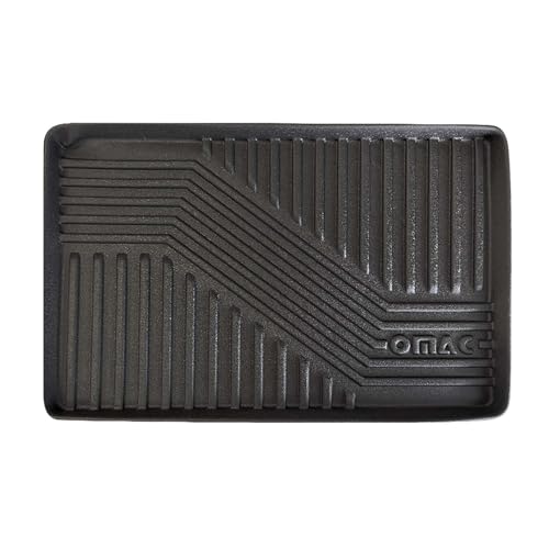 OMAC Multi-Purpose Rubber Boot Tray para entrada, alfombrilla durable para debajo del fregadero y para zapatos, 23"x15" miniatura 1