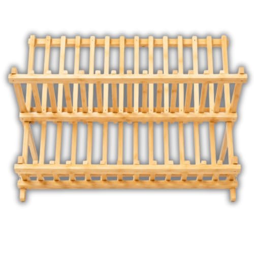 Amazon.com.br: Mimo Style Escorredor de Pratos Ecokitchen Produzido Inteiramente Em Bambu Material 100% Ecológico e Sustentável. Escorredor de Louça Para Qualquer Estilo de Cozinha Trazendo Elegancia e Modernidade