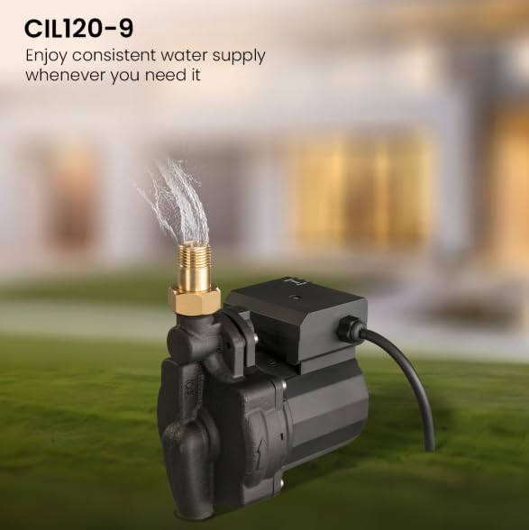 Image of Crompton CIL 350| 350 Watts Inline Pressure Pump | Noiseless Operation| 1 Years Manufacturer's Warranty