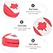 Silicone Tennis Racket Dampener Canada Flag Design 6 Pack Tennis Racket Vibration Absorbers Dampeners for Elbow Relief