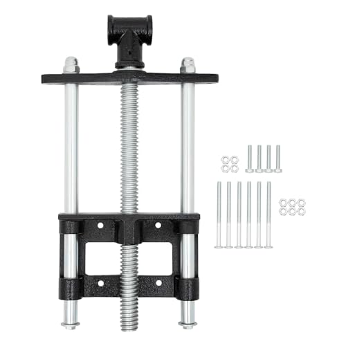 Holzschraubstock 127 mm Schraubstock Vorderzange Hobelbank Arbeitstisch Spannbacken Metallschraubstock für Holzbearbeitung, Schnitzen und Schleifen