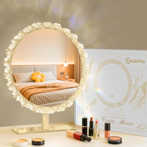 Galental Crystal Vanity Mirror Lights, 16 Inch Dimmable LED
