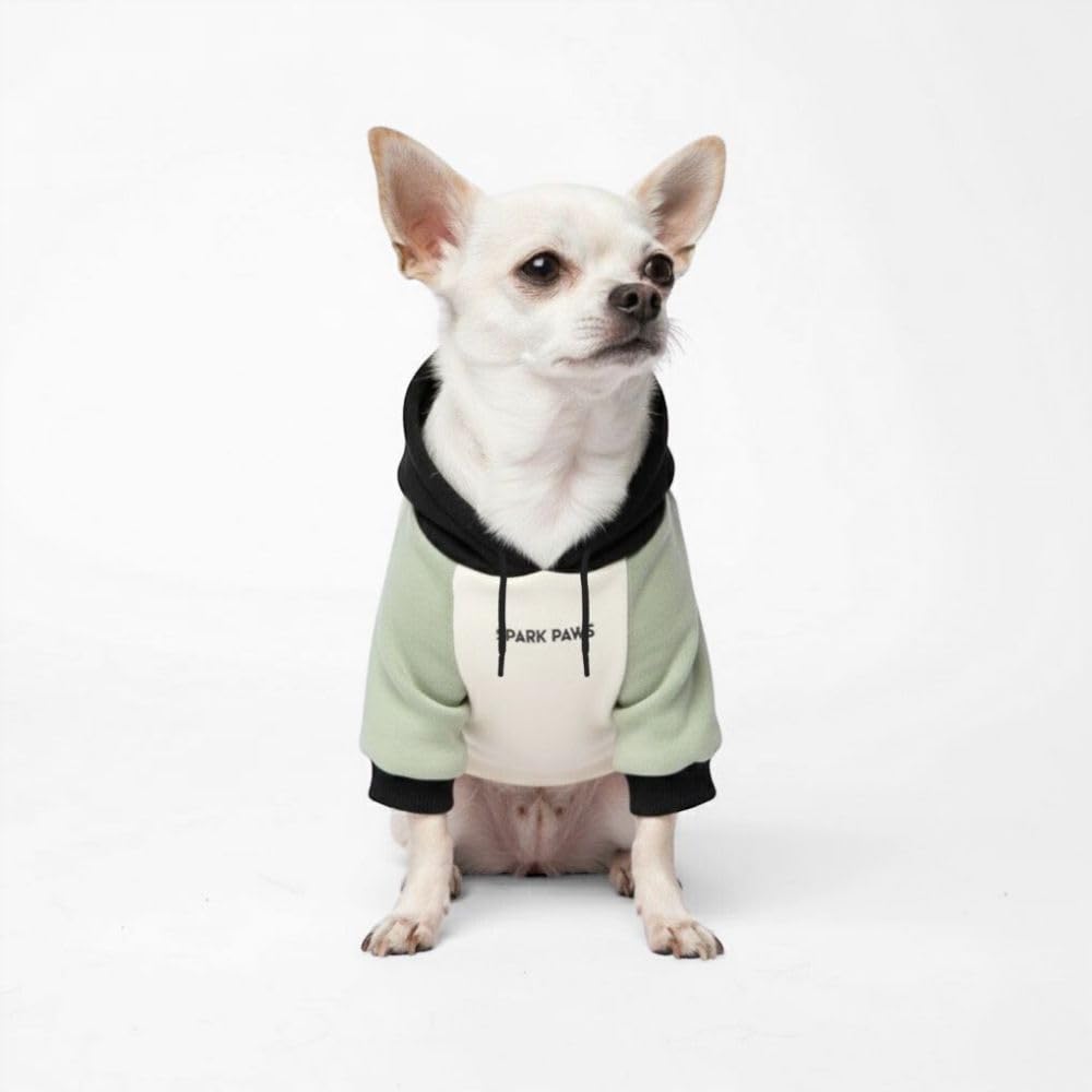 Spark Paws Dog Hoodie – Premium Dog Sweater for Small, Medium, and Large Dogs | Warm Outfits for French Bulldogs, Pitbull, Puppy, Winter Jacket