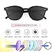Aofalbe Kids Sunglasses, Sunglasses for Kids Children, Mirrored Sunglasses for Girls Boys Toddler UV400 Black