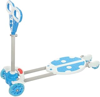 سكوتر من البلاستيك مع 3 عجلات ومقبض للاطفال - متعدد الالوان، طفل