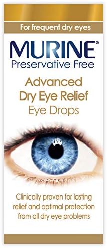 Murine Advanced Preservative Free Dry Eye Drops for Fast Acting, Long Lasting Relief and Protection from Dry Eyes, 10 ml