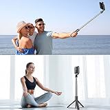 Gritin Palo Selfie Tr pode 3 en 1 Selfie Stick M vil Bluetooth con Inal mbrico Control Remoto Mon pode Extensible para Phone 14 14 Pro 11 Pro MAX 11 Pro Galaxy S10 S9 Huawei Xiaomi