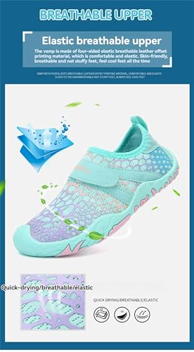 Kids Hike Barefoot Shoes Girls Boys Footwear Sneakers Barefoot Shoes Quick Dry Athletic Sports Hiking Shoes Healthy Non-Slip Breathable Trail Running Shoes3