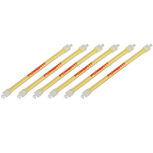 Andux 6pcs/Set Long Tennis Racquet Vibration Dampener Double Hook Pack of 6 JZTT-01 (Yellow)