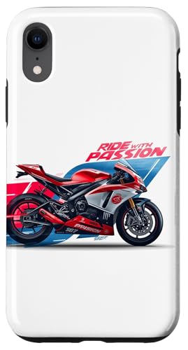 Ride With Passion Ultimate Biker ���[�^�[�T�C�N�����C�_�[T�V���c �X�}�z�P�[�X iPhone XR �p