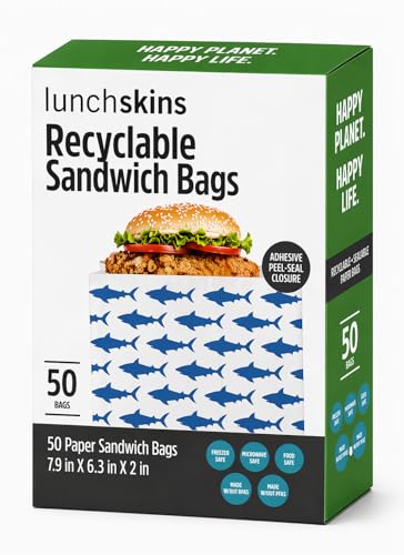 Paper Sealable Sandwich Bags, 50ct