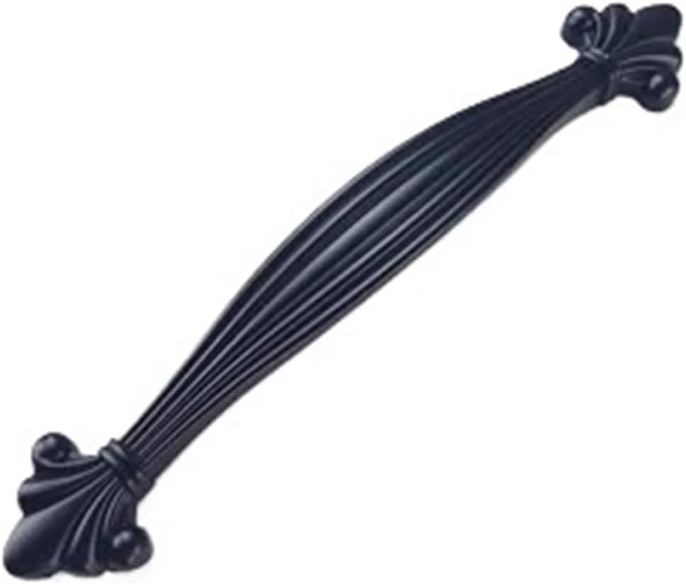 Bronze Black Handle for Furniture Hardware Kitchen Cabinets Wood Door Drawer Wardrobe Cupboard Dresser Push Pulls Handle 2Pcs(B-96mm)