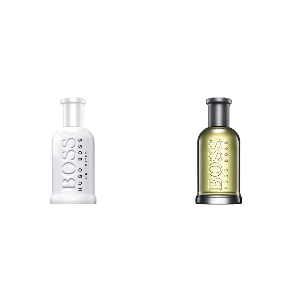 Bottled Men's Eau de Toilette, 100 ml & Boss Bottled Unlimited Men's Eau De Toilette, 100 ML