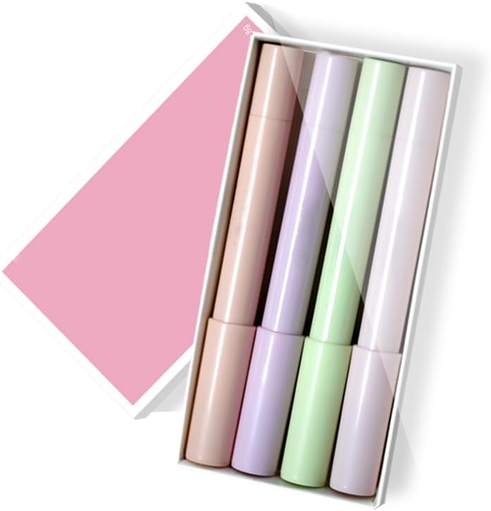 Solid Perfume Stick, 4Pcs Mini Essential Oil Solid Perfume, Crayons Set, Elegant Fragrance Pen Shape Pen Perfume for Women Girls