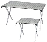 Rio Brands Gear Compact Expandable Outdoor and Camping Aluminum Roll-Top Heat Dissipating Picnic Tab