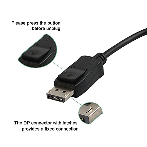 Femoro Displayport To Dvi Adapter Converter, Display Port Dp To Dvi-I Adapter Male To Female 1080P (Male To Female) Compatible With Computer, Desktop, Laptop, Pc, Monitor, Projector, Hdtv - Black #TOP5