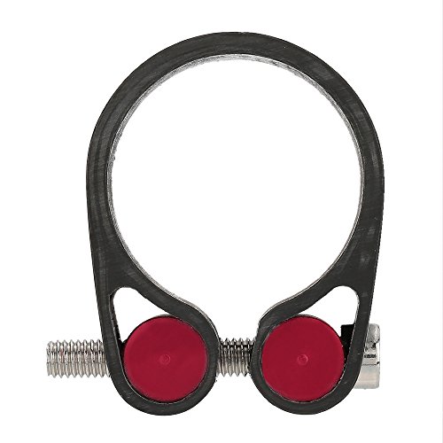 Braçadeira de espigão de selim, Romacci Braçadeira de espigão de selim de fibra de carbono 30,2 mm 3