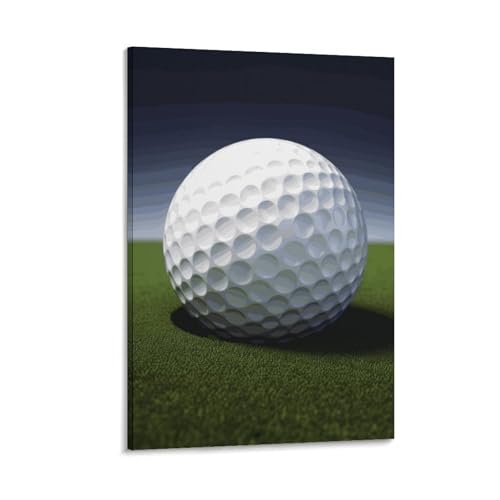 Toile murale moderne balle de golf BVNMT tableau decoration salon
