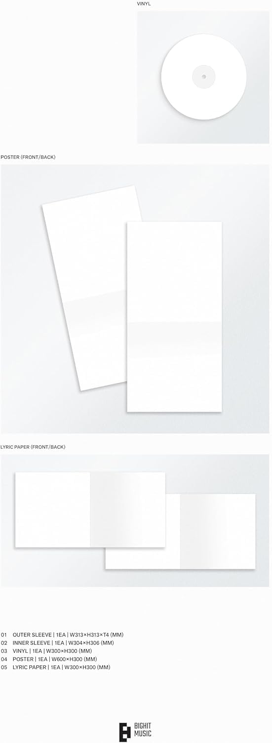 B.T.S ARIRANG [Standard Vinyl Ver.] The 5th Album (SUGA Clear