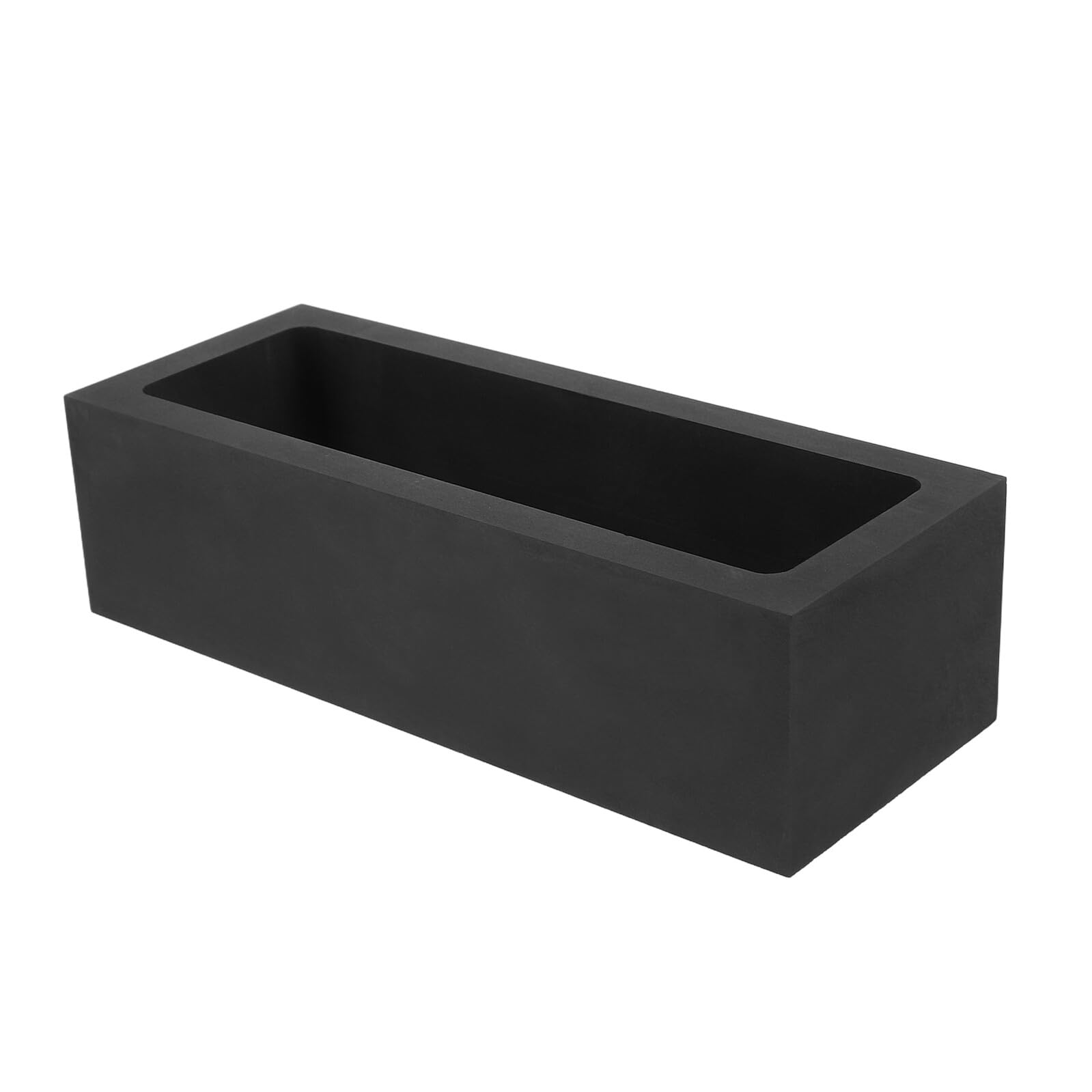 FOMIYES Crisol de Grafito Negro para Fundición de Joyas y Oro Capacidad de 5 Kg, Diseño Antiadherente y Precisión para Refinación y Fusión