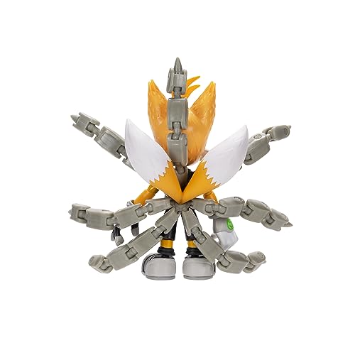 Sonic Prime 5" Articulated Action Figure - Tails Nine - Thumbnail 4