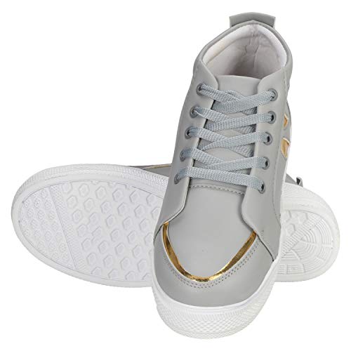 Image of Commander Girl's Grey Sneakers - 8 Kids UK (40 EU) (701)