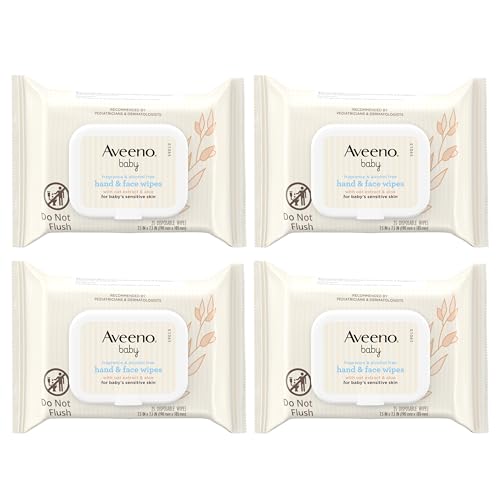 Aveeno Baby Fragrance-Free Hand & Face Wipes with...